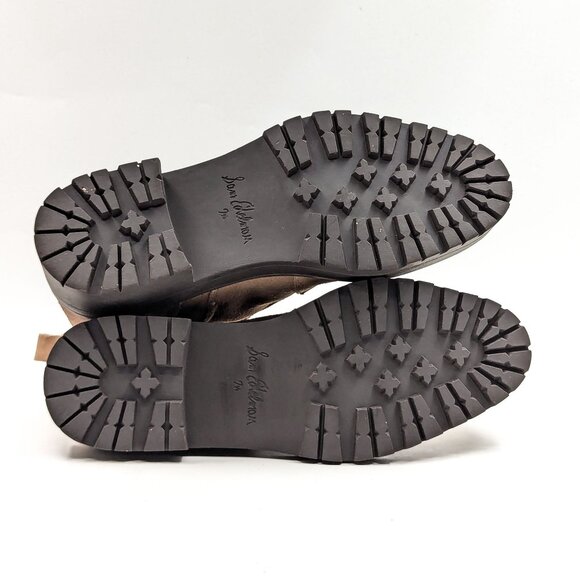 Sam Edelman Women Junip Brown Suede Festival Combat Platform Boots Size 7.5 - Picture 7 of 10